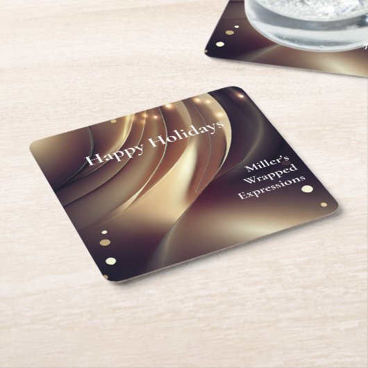 Verfügbarer Untersetzer für Unternehmenspapiere (angewinkelt)