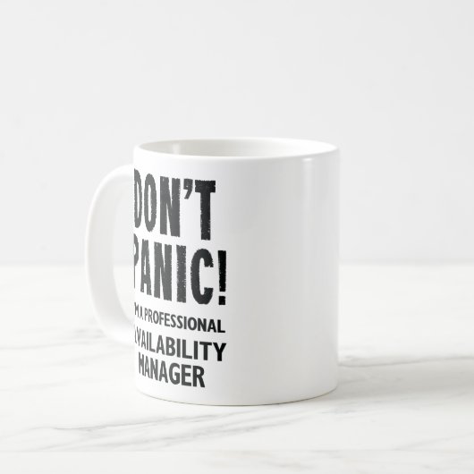 Verfügbarkeitsmanager Kaffeetasse (Vorderseite Links)