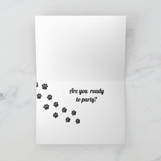 VERFÜGEN ÜBER EINEN GEBURTSTAG*** KARTE (Innenseite)