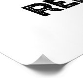 verfügt über ein niedliches Backtrio Poster (Ecke)