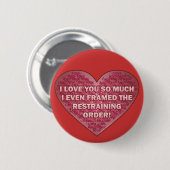 Verfügungs-Liebe-Knopf Button (Vorne & Hinten)