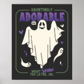 Verführerisch Adorable Funny Halloween Ghost-Redew Poster (Vorne)