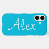 Verführerisch Aqua Case-Mate iPhone Hülle (Rückseite (Horizontal))