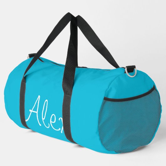 Verführerisch Aqua Duffle Bag (Rechte Ecke)