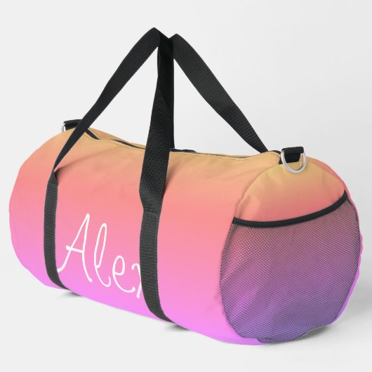Verführerisch Aqua Duffle Bag (Rechte Ecke)