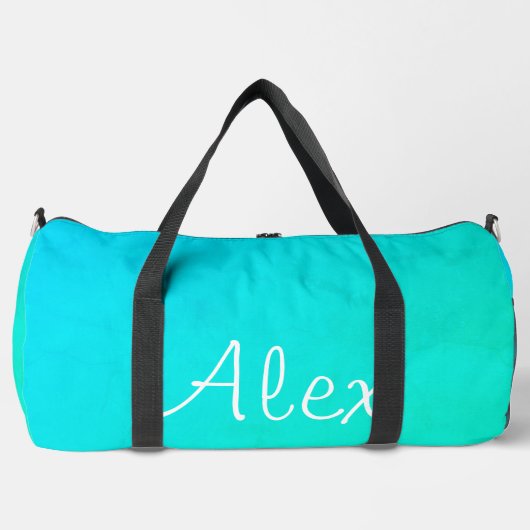 Verführerisch Aqua Duffle Bag (Vorderseite)