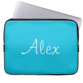 Verführerisch Aqua Laptopschutzhülle (Vorderseite)