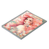 Verführerisch Seashell Mermaid Notizblock (Linke Seite)