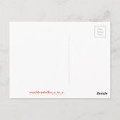 Verführerische Adoption Postkarte (Rückseite)