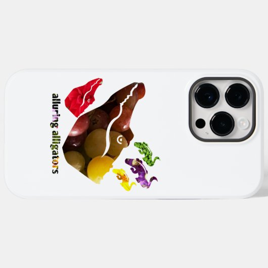 verführerische Alligatoren Case-Mate iPhone Hülle (Rückseite (Horizontal))