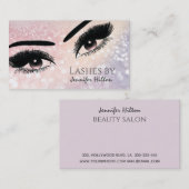 Verführerische glattere Wimpern Makeup Visitenkarte (Vorne/Hinten)