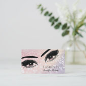 Verführerische glattere Wimpern Makeup Visitenkarte (Stehend Vorderseite)