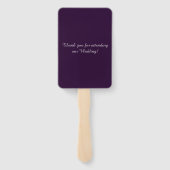 Verführerische Hochzeit Fächer (Rückseite)