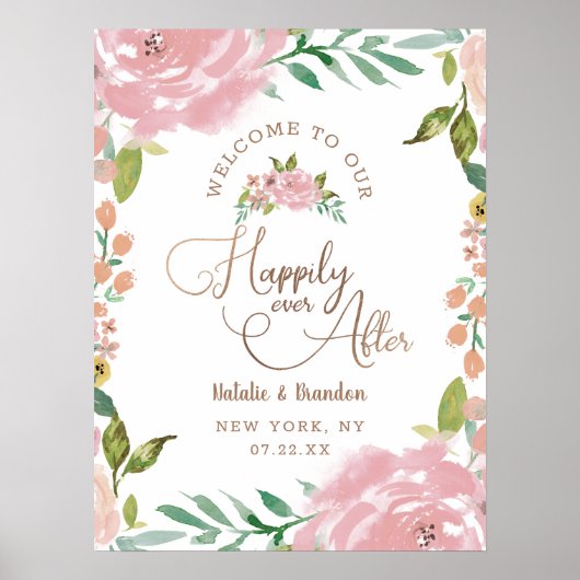 Verführerische Rose glücklicherweise immer nach de Poster (Vorne)