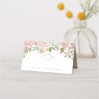 Verführerische Rose Vintag Dusty Pink Tischnummer