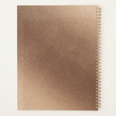 Verführerische Rose Vintage dusty Pink Hochzeitspl Planer (Rückseite)