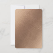 Verführerische Rose Vintage Monogram-Engagement-Pa Einladung (Rückseite)