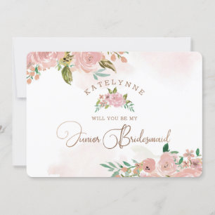 Verführerische Rose Vintage Rosa Jr. Brautjungfer