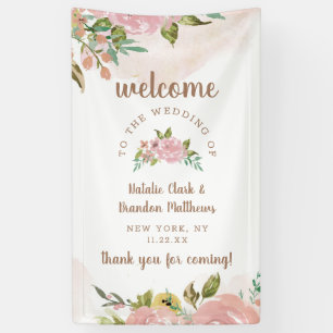 Verführerische Rose Vintage Staubrosa Florale Begr Banner