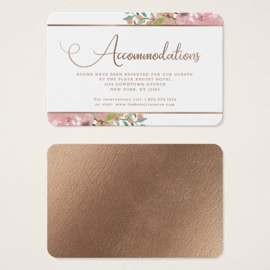 Verführerische Rose Vintage Unterkünfte Einsteckka (Vorne & Hinten)