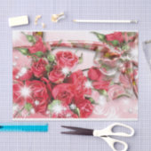 Verführerische Rosen Seidenpapier (Handwerk)