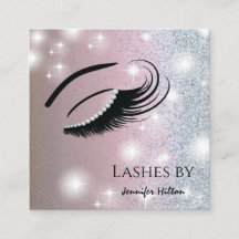 Verführerische silberne Lashes