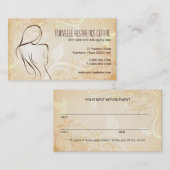 Verführerische Terminkarte (Vorne/Hinten)