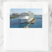 Verführerischer Bogen 2 Rechteckiger Aufkleber (Tasche)