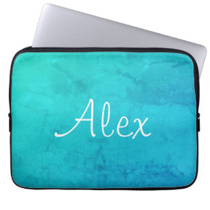 Verführerisches Aqua Laptopschutzhülle