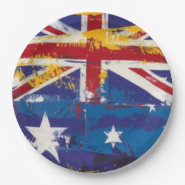 Verführerisches Australien Pappteller