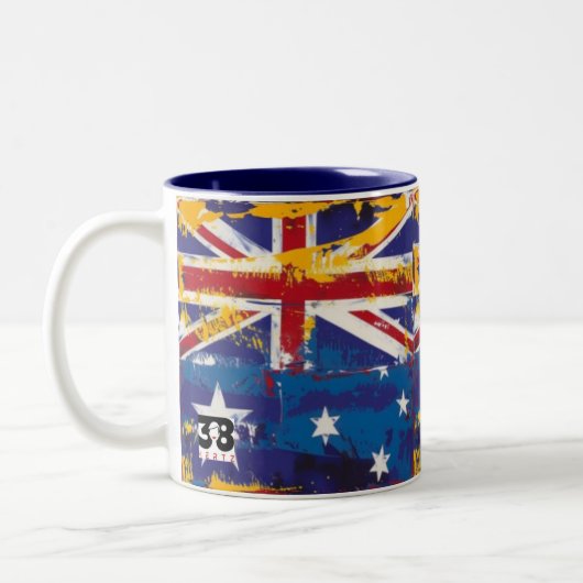 Verführerisches Australien Zweifarbige Tasse (Links)