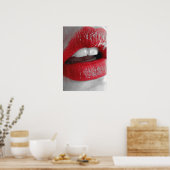 Verführerisches Flüstern Poster (Küche)