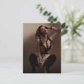 Verführerisches Foto Postkarte (Stehend Vorderseite)