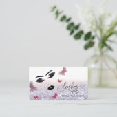 Verführerisches, modernes, attraktives Sinnmädchen Visitenkarte (Stehend Vorderseite)