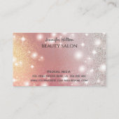 Verführerisches, modernes, attraktives Sinnmädchen Visitenkarte (Rückseite)