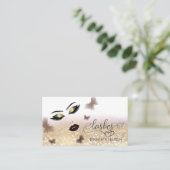 Verführerisches, modernes, attraktives Sinnmädchen Visitenkarte (Stehend Vorderseite)