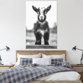 Verführerisches monochromatisches Graceful Baby Go Leinwanddruck (Insitu (Schlafzimmer))