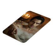 Verführerisches Vlad Vampire in Blase Bath Magnet (Linke Seite)