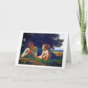 Verführung, Bouguereau Karte