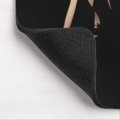 Verführung schwarzes Mousepad (Ecke)