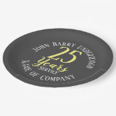 Vergabe eines langfristigen Dienstes oder einer Da Pappteller (Schrägansicht)