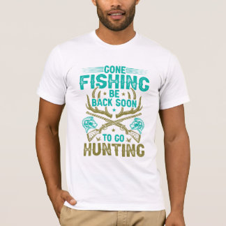 vergangen Fischen bald wieder zu gehen Jagd nach S T-Shirt