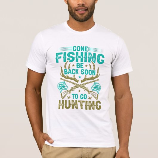 vergangen Fischen bald wieder zu gehen Jagd nach S T-Shirt (Vorderseite)