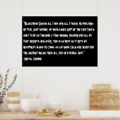 Vergangene Bedauern Poster (Küche)