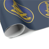 Vergangene Master Freemason Freimaurerei Geschenkpapier (Rolleneckpunkt)