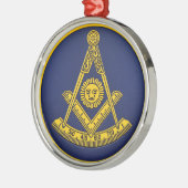 Vergangene Master Freemason Freimaurerei Ornament Aus Metall (Links)