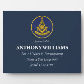 Vergangene Master Freemasonry Freemason Freemason  Fotoplatte (Vorderseite)