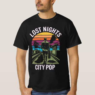 Vergangene Nächte Pop Vaporwave Ästhetik T-Shirt