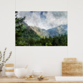 Vergangenheit der Bäume von MtnTopArt Poster (Küche)