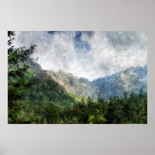 Vergangenheit der Bäume von MtnTopArt Poster (Vorne)